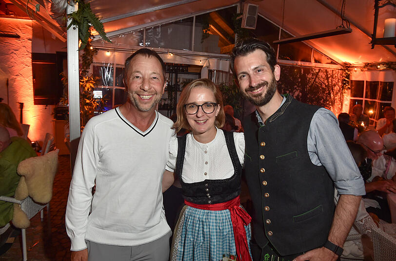 Rene Baumann (DJ Bobo), Stefanie Boettrich und Dr. Florian Kreuzpointner
