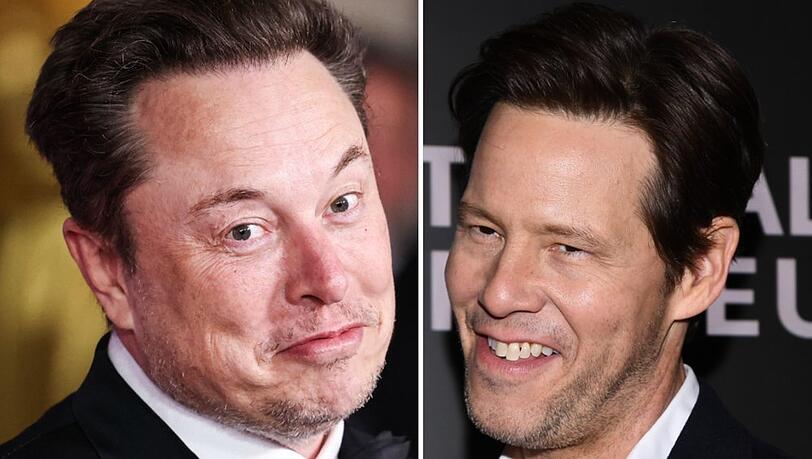 Ike Barinholtz (r.) soll Elon Musk verkörpern.
