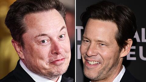 Ike Barinholtz (r.) soll Elon Musk verkörpern.