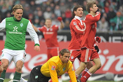 Müller trifft zum 1:1 in der 25. Minute.
