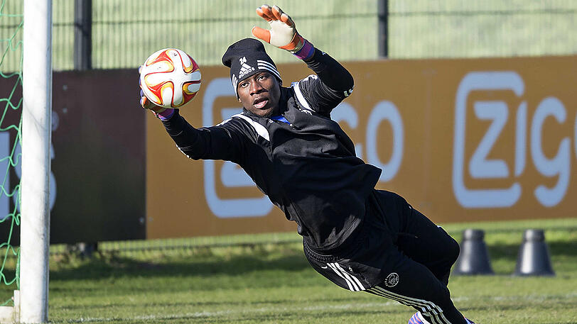 André Onana (21) - Kamerun - Ajax Amsterdam - Vertrag bis 30.06.2018 - Marktwert 3 Mio. Euro