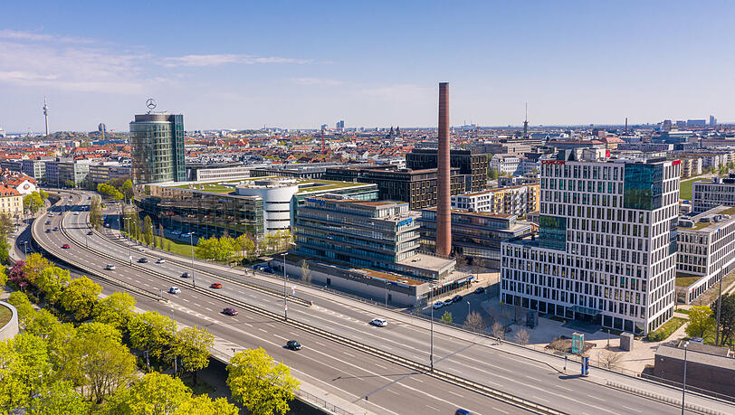 Eine wichtige Brücke für Autos: die Donnersbergerbrücke. Eine wichtige Brücke für Autos: die Donnersbergerbrücke.