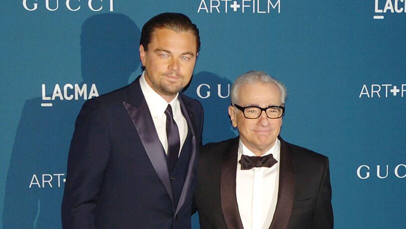 Leonardo DiCaprio (l.) und Martin Scorsese auf einem Event in Los Angeles.