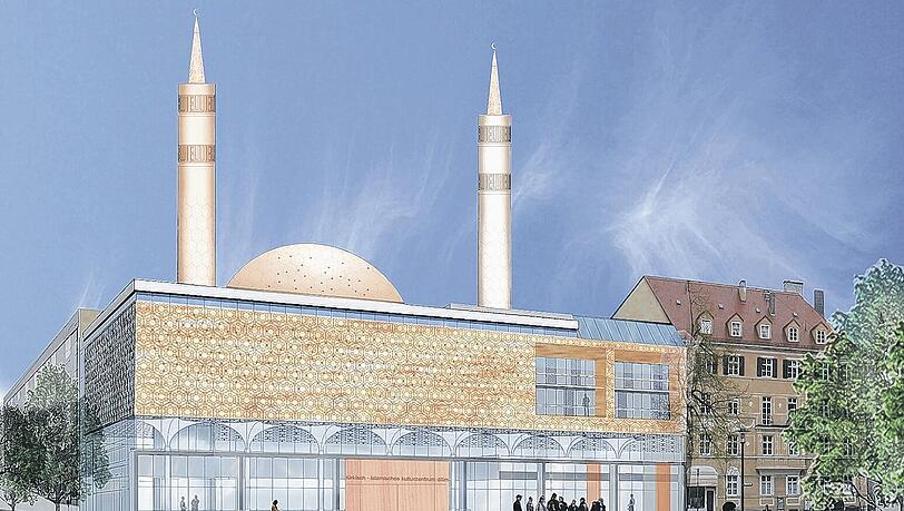 Die Moschee am Gotzinger Platz wird wohl deutlich bescheidener ausfallen. Die Moschee am Gotzinger Platz wird wohl deutlich bescheidener ausfallen.