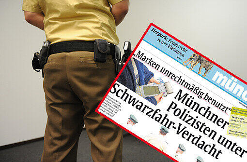 "Marken unrechtmäßig benutzt: Münchner Polizisten unter Schwarzfahr-Verdacht" - So berichtete die Abendzeitung in der Wochenendausgabe exklusiv über die Vorgänge bei der Münchner Polizei.