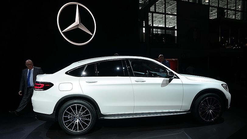 Premiere am Hudson River: das Mercedes GLC Coupé.