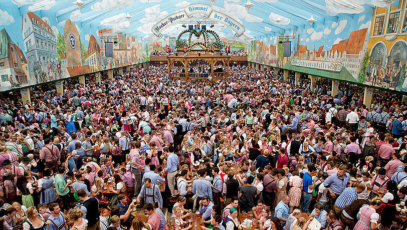 Wird zur Wiesn im kommenden Jahr neu gebaut: das Hacker-Festzelt.