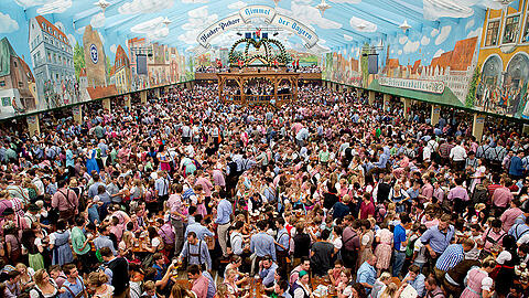 Wird zur Wiesn im kommenden Jahr neu gebaut: das Hacker-Festzelt.