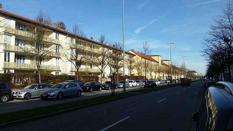 Die Naupliastraße in Harlaching: Hier kam es zu den tödlichen Messerstichen.