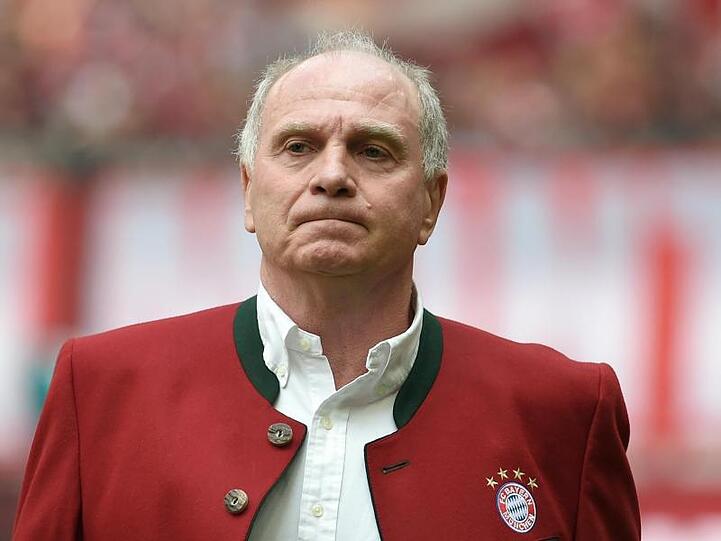 Uli Hoeneß in der Allianz-Arena. Foto: Angelika Warmuth/Archiv