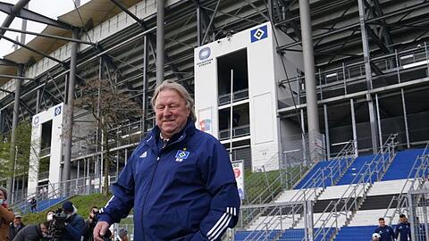 Der neue Trainer des Hamburger SV: Horst Hrubesch übernimmt die Mannschaft bis zum Saisonende.