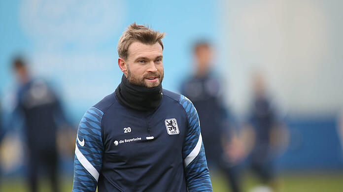 Wieder fit - und angriffslustig: Yannick Deichmann am Mittwoch im 1860-Training.