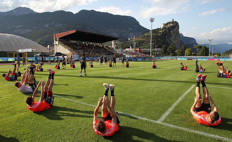 Der FC Bayern im Trentino - Bilder aus dem Trainingslager.