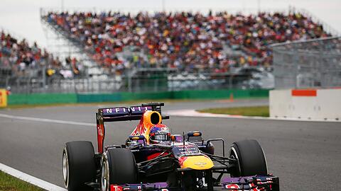 Sebastian Vettel auf seiner Fahrt zum Sieg beim Großen Preis von Südkorea.