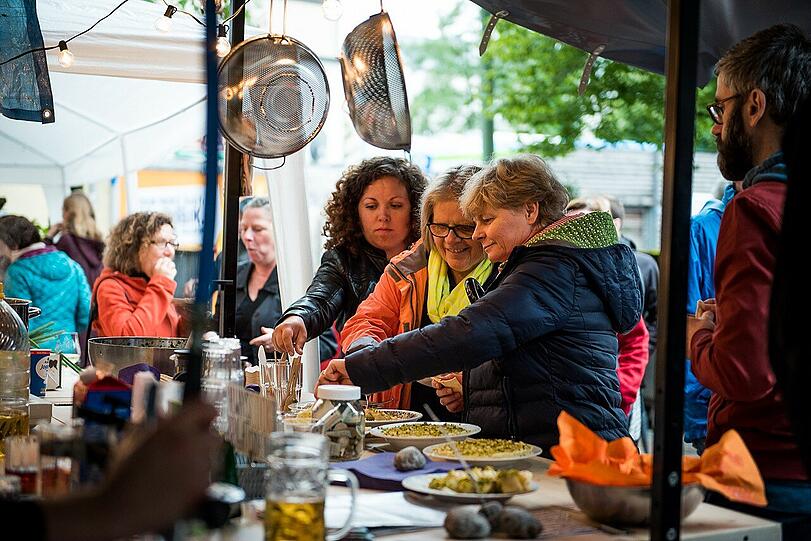 Kulinarische Highlights dürfen beim Stadtteilfest in Giesing nicht fehlen.