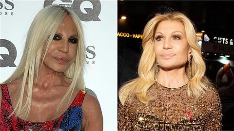 Von Smokey-Eyes und platinblonden Haaren keine Spur – und auch das Gesicht von Donatella Versace hat sich erneut verändert.