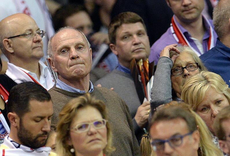 Am Freitagabend war Uli Hoeneß im Audi Dome bei den Basketballern des FC Bayern