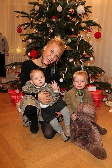 Florentine Rosemeyer mit Tochter Marieluise Florentine und Sohn Bernd