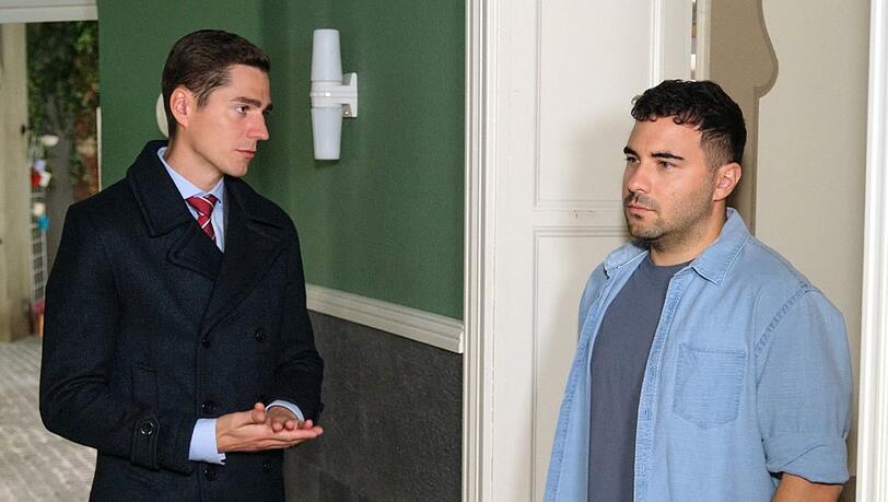 "Unter uns": Ringo (l.) appelliert emotional an Easy, ihm noch eine Chance zu geben.