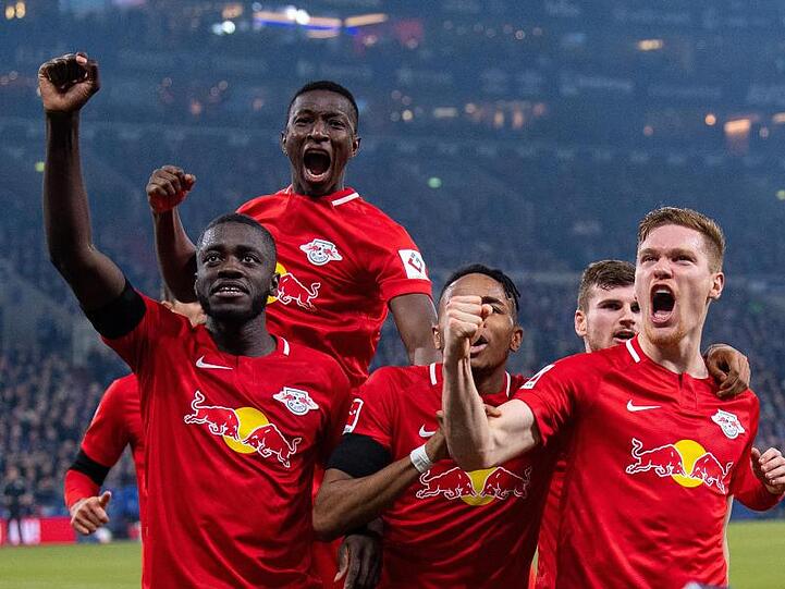 Kantersieg auf Schalke: Die Leipziger gewannen mit 5:0.