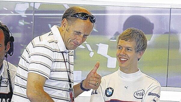 Striezel Stuck, hier ein Bild von vor zwei Jahren, traut Vettel zu, schon dieses Jahr Weltmeister zu werden. Striezel Stuck, hier ein Bild von vor zwei Jahren, traut Vettel zu, schon dieses Jahr Weltmeister zu werden.