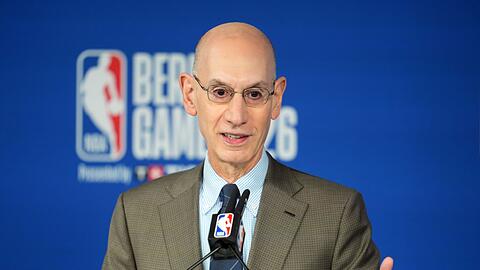 Adam Silver und die NBA treiben ihre Europa-Pl&auml;ne voran. (Archivbild)