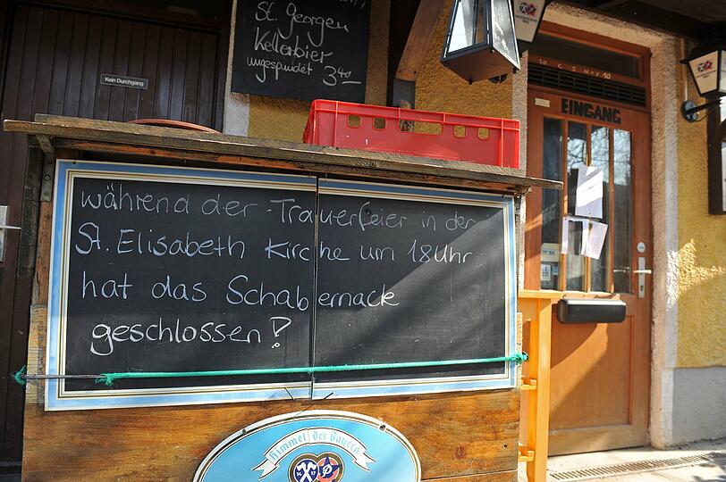 Das Restaurant "Schabernack", in dem die Mutter der beiden Mädchen gearbeitet haben.