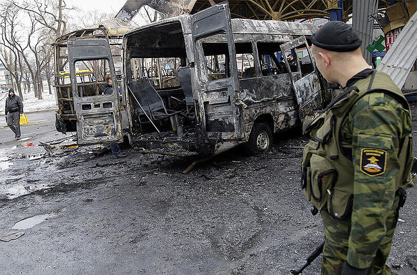 Während in Minsk eine Lösung für den Frieden in der Ukraine gefunden werden soll, gehen die Kämpfe im Konfliktgebiet der Ostukraine weiter.