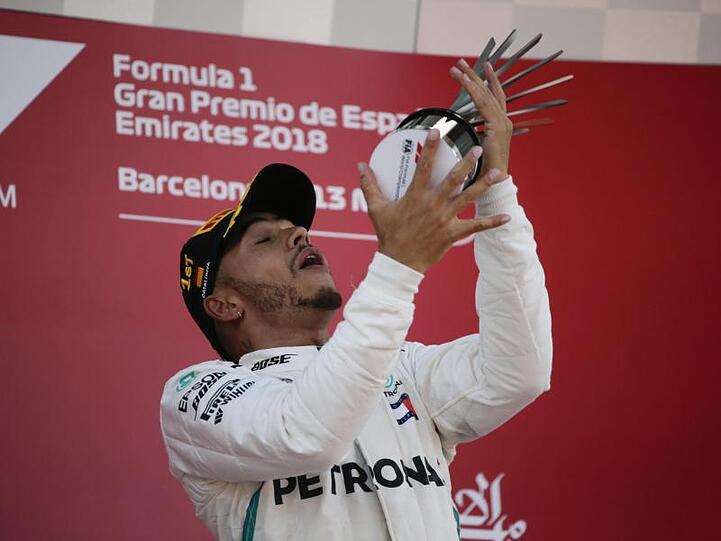 Weiß, wie man auf dem Circuit de Catalunya gewinnt: Mercedes-Pilot Lewis Hamilton.