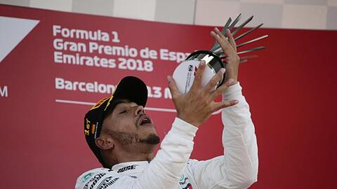 Weiß, wie man auf dem Circuit de Catalunya gewinnt: Mercedes-Pilot Lewis Hamilton.