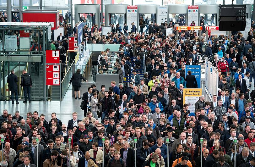 Die Bauma ist ein wahrer Besuchermagnet.