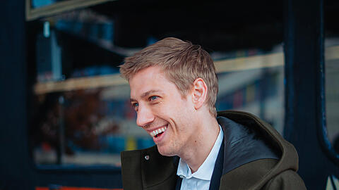 Dienstwagen mit Blaulicht? Darauf will Dominik Krause lieber verzichten, falls er OB wird.