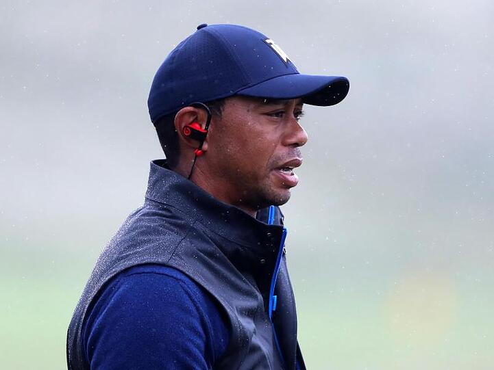 Einer der Siegesanwärter bei den 148. British Open: Golf-Superstar Tiger Woods.