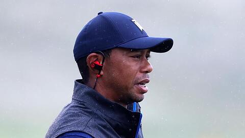 Einer der Siegesanwärter bei den 148. British Open: Golf-Superstar Tiger Woods.