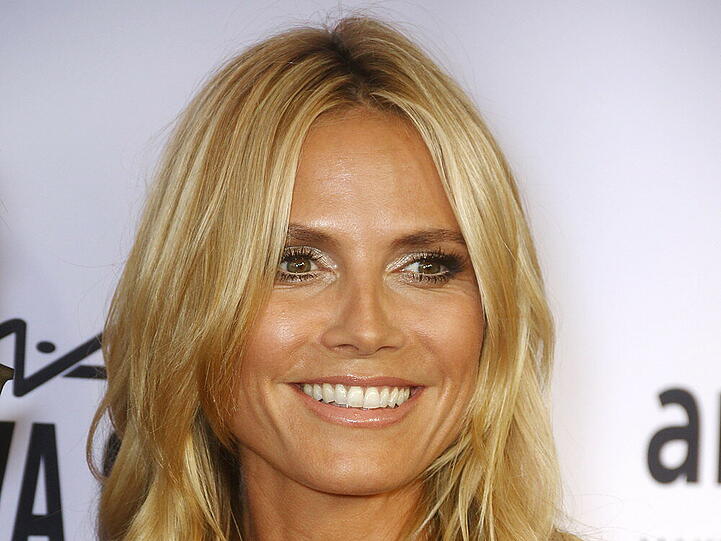 Braun gebrannt und gut gelaunt war Heidi Klum auch schon vor ihrem Urlaub