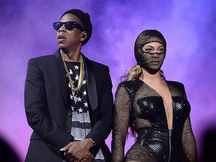 Auf der Bühne sind Jay Z und Beyoncé noch ein Paar