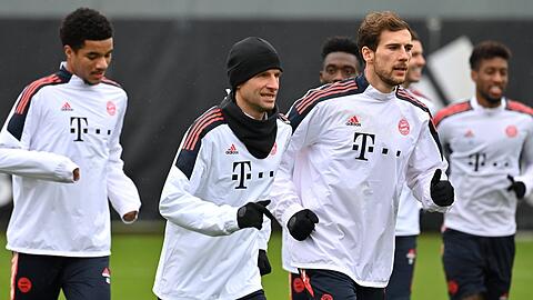 Weiter, immer weiter: Aufgrund der Ausfälle kann Trainer Nagelsmann Spieler wie Müller oder Goretzka in Kiew nicht schonen.