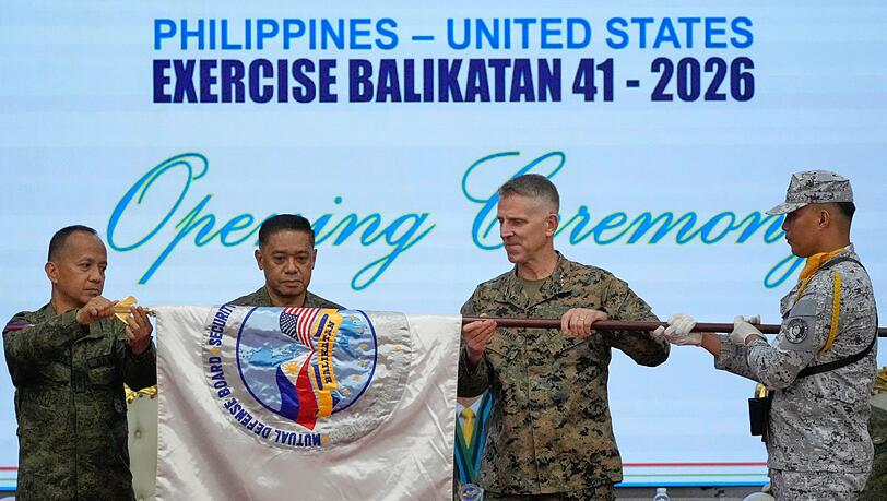 Rund 17.000 Soldaten aus sieben L&auml;ndern nehmen am diesj&auml;hrigen "Balikatan"-Man&ouml;ver teil.