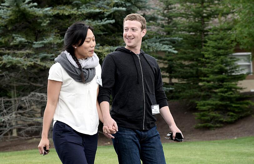 Werden Eltern: Mark Zuckerberg und seine Frau Priscilla (Archivbild).