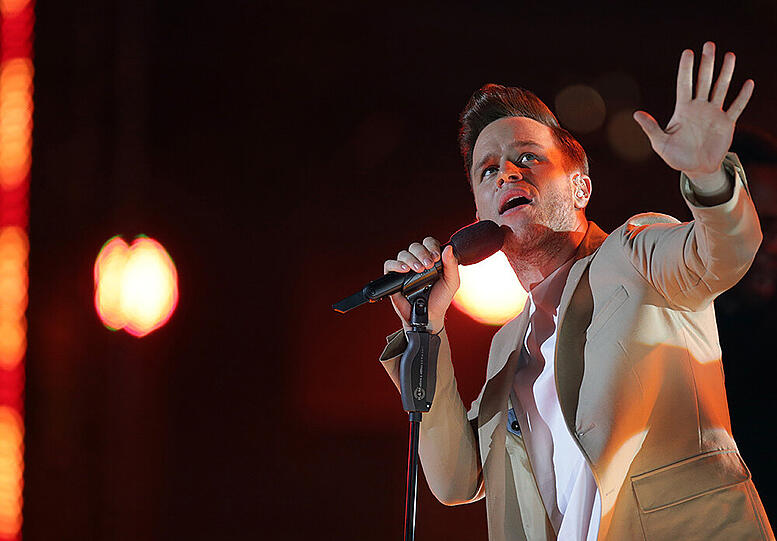 Der britische Musiker Olly Murs