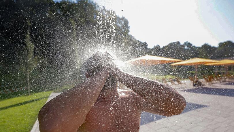 Erfrischung - hochwillkommen bei bis zu 38 Grad.