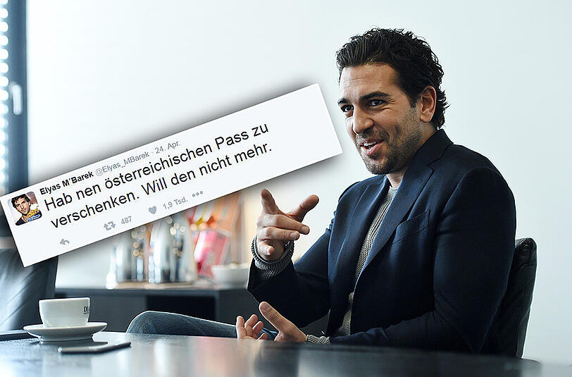 Angesichts des FPÖ-Erfolgs schockiert: Der österreichische Schauspieler Elyas-M'Barek.