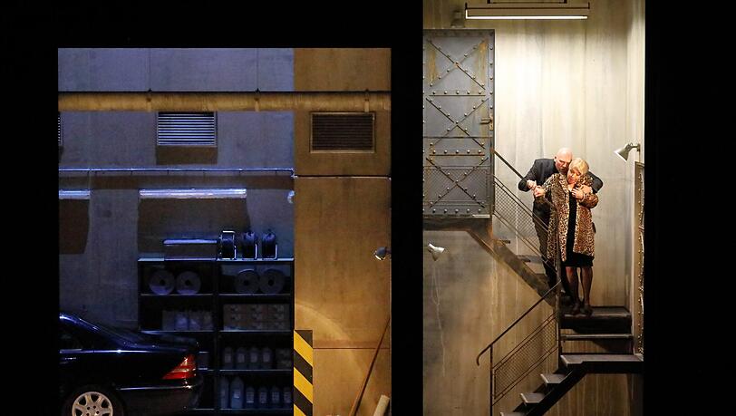 Der Bartók-Doppelabend "Judith" von Katie Mitchell im Nationaltheater. Der Bartók-Doppelabend "Judith" von Katie Mitchell im Nationaltheater.