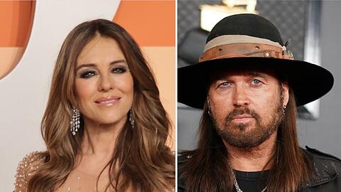 Das überraschendste Promipaar 2025: Elizabeth Hurley und Billy Ray Cyrus.
