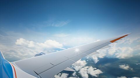 Mit den hochgestreckten Fl&uuml;gel wird weniger Treibstoff verbraucht.