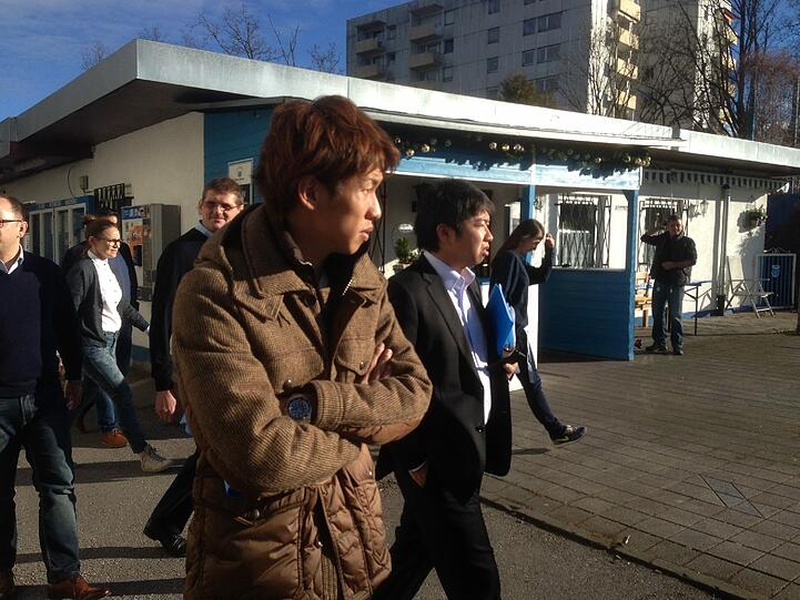 Osako bei den Löwen an der Grünwalder Straße: Der Japaner unterschreibt beim TSV 1860.