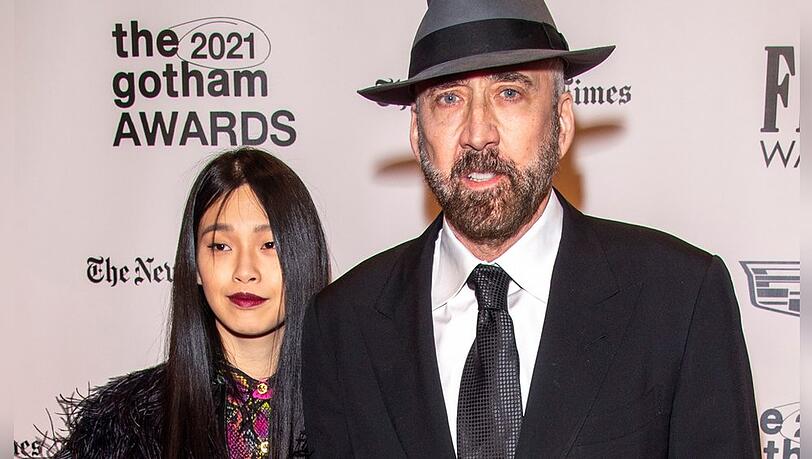 Nicolas Cage und Ehefrau Nummer fünf, Riko Shibata.