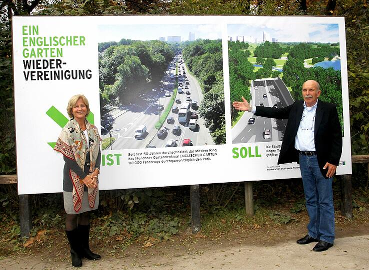 Die Schwabinger Architekten Petra Lejeune und Herrmann Grub.