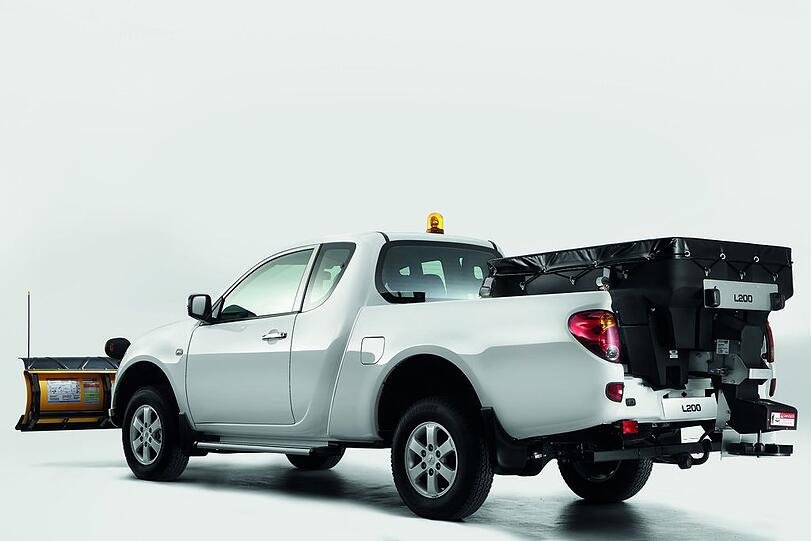 Der Mitsubishi L 200 für den Winterdienst.