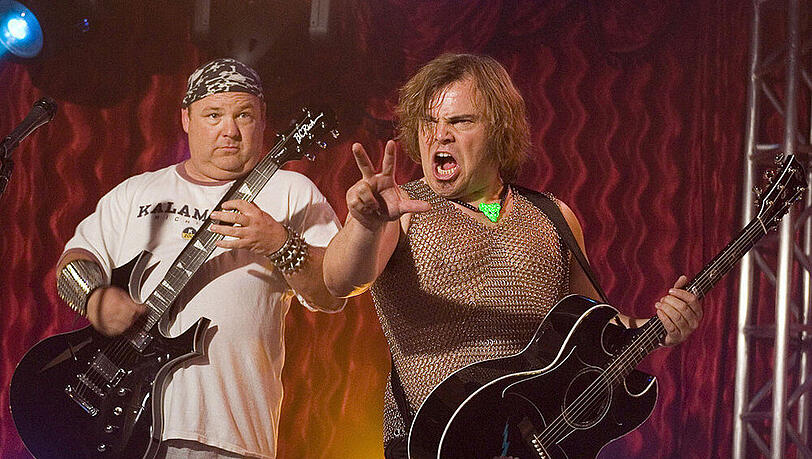 Wollen nach ganz oben: Tenacious D (Kyle Gass und Chris Black) Wollen nach ganz oben: Tenacious D (Kyle Gass und Chris Black)